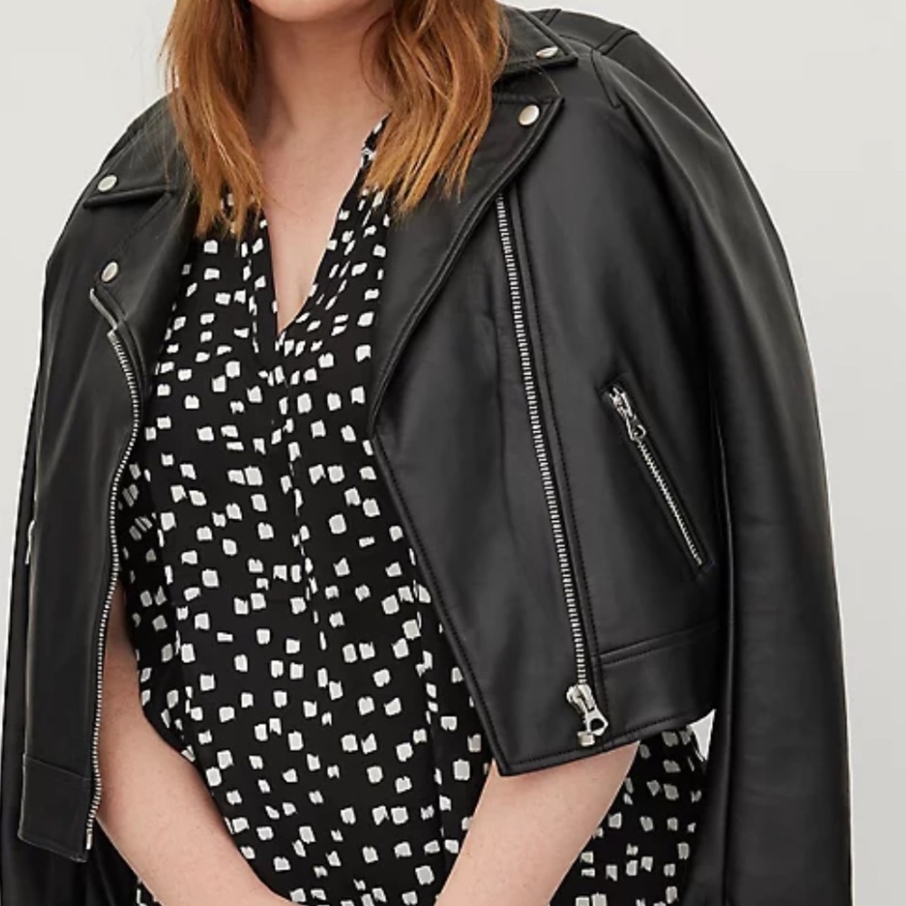 Georgette Dots Split Neck Top - image 7